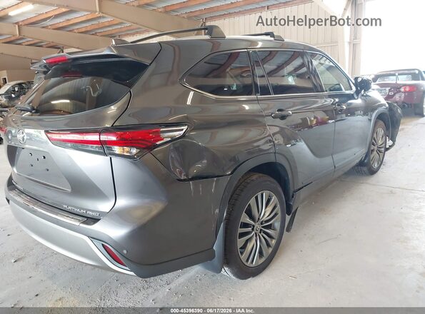 5TDFZRBH3NS210863 2022 TOYOTA HIGHLANDER Gray Tył prawy