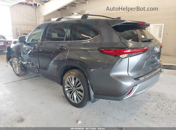 5TDFZRBH3NS210863 2022 TOYOTA HIGHLANDER Gray Tył lewy