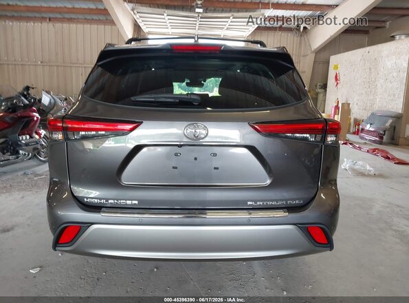 5TDFZRBH3NS210863 2022 TOYOTA HIGHLANDER Gray 