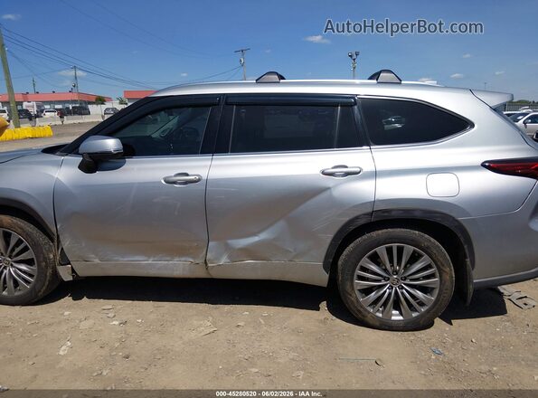 5TDFZRBH5LS000133 2020 TOYOTA HIGHLANDER Серый Вид спереди
