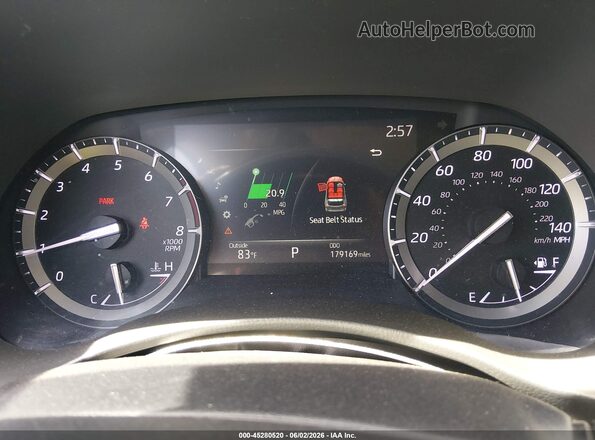 5TDFZRBH5LS000133 2020 TOYOTA HIGHLANDER Серый Вид задних сидений