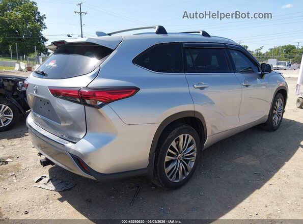 5TDFZRBH5LS000133 2020 TOYOTA HIGHLANDER Серый Задняя правая четверть