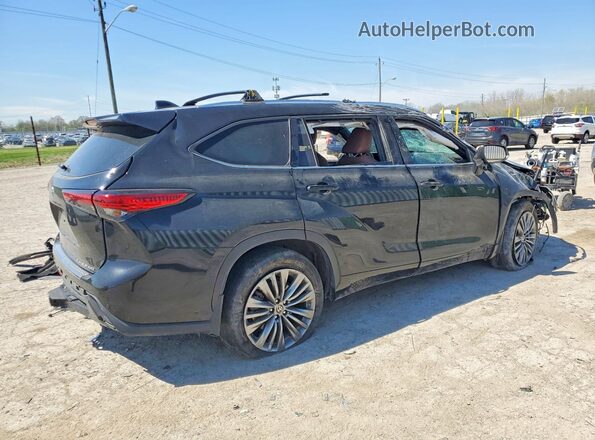5TDFZRBH5MS148705 2021 TOYOTA HIGHLANDER Black Rear right