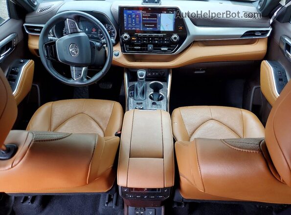 5TDFZRBH7LS031030 2020 TOYOTA HIGHLANDER White Вид панелі приладів