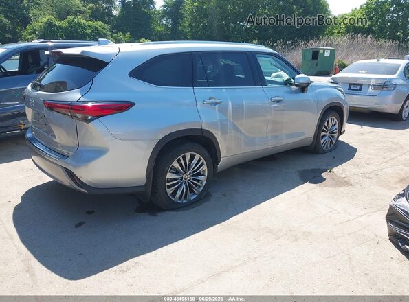 5TDFZRBH7LS045400 2020 TOYOTA HIGHLANDER Silver Tył prawy