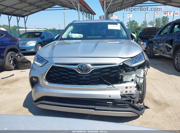 5TDFZRBH7LS045400 2020 TOYOTA HIGHLANDER Silver Widok z przodu
