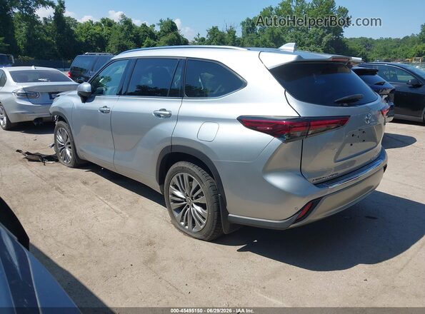 5TDFZRBH7LS045400 2020 TOYOTA HIGHLANDER Silver Tył lewy