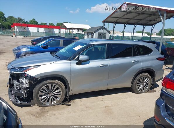 5TDFZRBH7LS045400 2020 TOYOTA HIGHLANDER Silver Widok wnętrza 360 stopni