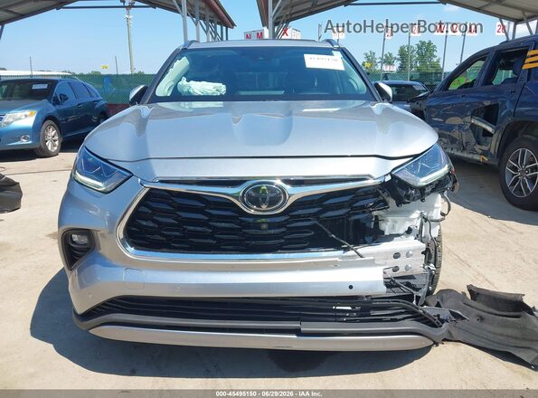 5TDFZRBH7LS045400 2020 TOYOTA HIGHLANDER Silver Widok zestawu wskaźników