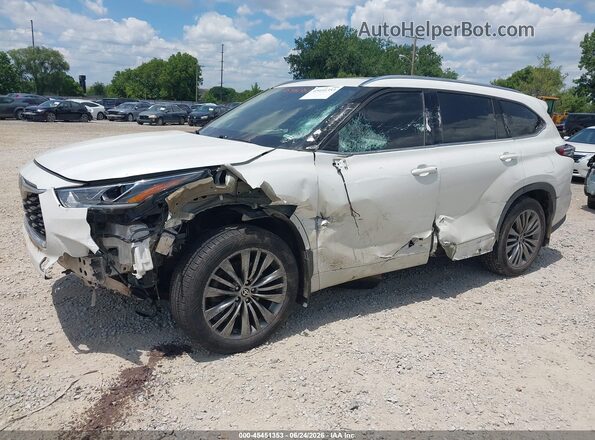 5TDFZRBH8LS001504 2020 TOYOTA HIGHLANDER White Դիմացի տեսք