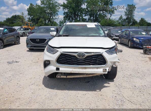 5TDFZRBH8LS001504 2020 TOYOTA HIGHLANDER White Սարքավորումների վահանակի տեսք