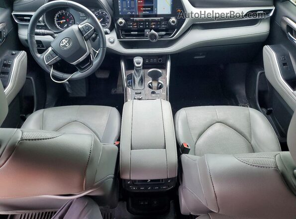 5TDFZRBH8NS220983 2022 TOYOTA HIGHLANDER White Vista del salpicadero