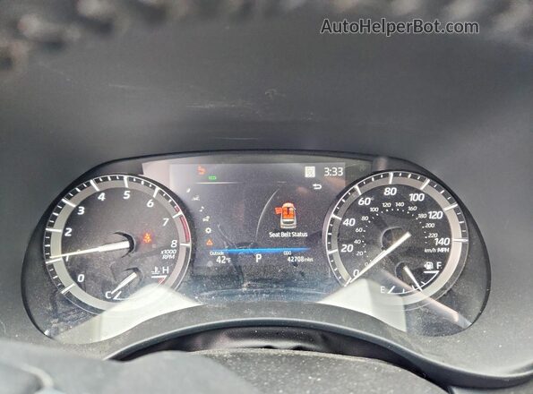 5TDFZRBH9LS052090 2020 TOYOTA HIGHLANDER Серый Вид щитка приборов