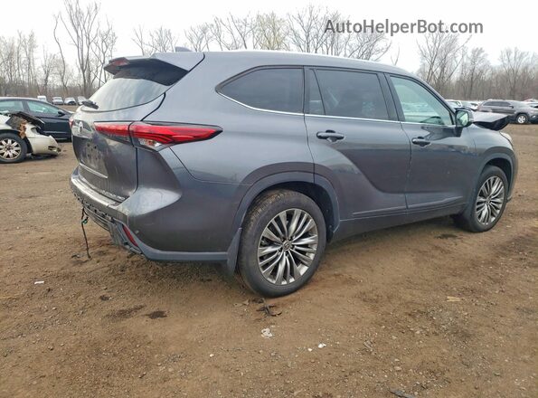 5TDFZRBH9LS052090 2020 TOYOTA HIGHLANDER Серый Задняя правая четверть