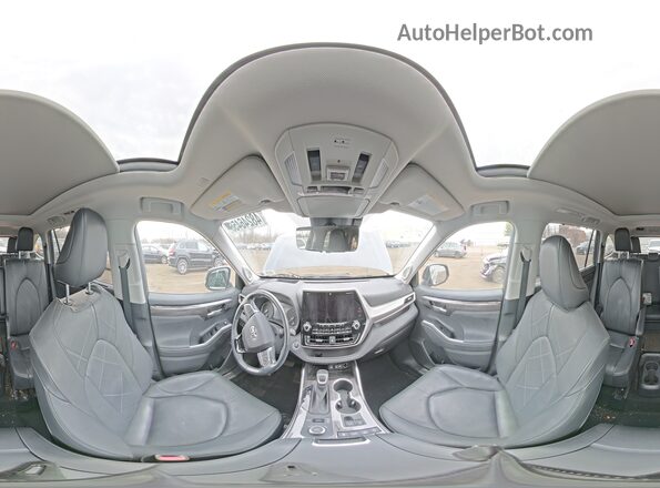 5TDFZRBH9LS052090 2020 TOYOTA HIGHLANDER Серый Панорамный вид салона 360°