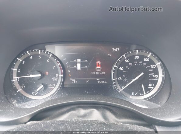 5TDFZRBHXLS048100 2020 TOYOTA HIGHLANDER Silver Vista de los asientos traseros