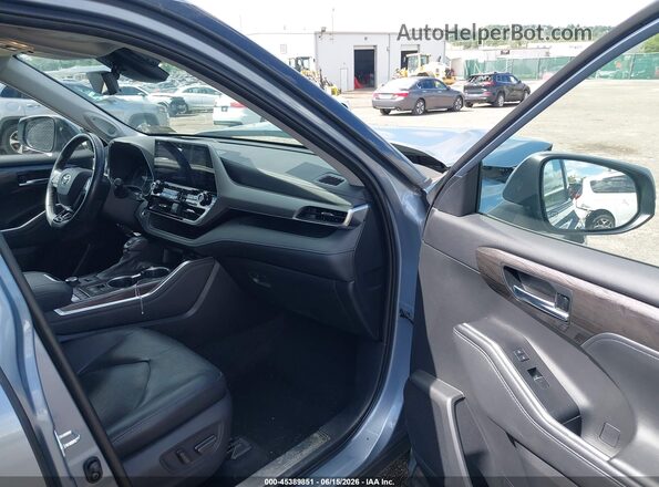 5TDFZRBHXLS048100 2020 TOYOTA HIGHLANDER Silver Vista interior delantera