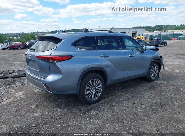 5TDFZRBHXLS048100 2020 TOYOTA HIGHLANDER Silver Trasero derecho