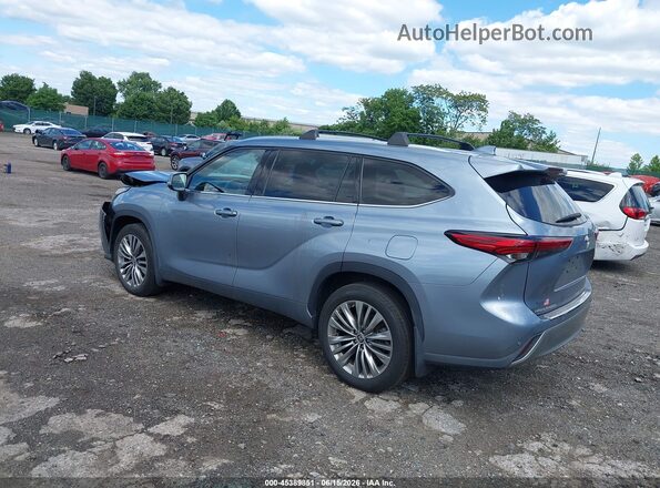 5TDFZRBHXLS048100 2020 TOYOTA HIGHLANDER Silver Trasero izquierdo
