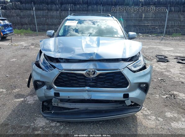 5TDFZRBHXLS048100 2020 TOYOTA HIGHLANDER Silver Vista del cuadro de instrumentos