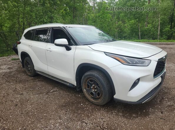5TDFZRBHXNS165341 2022 TOYOTA HIGHLANDER White Առջևի աջ