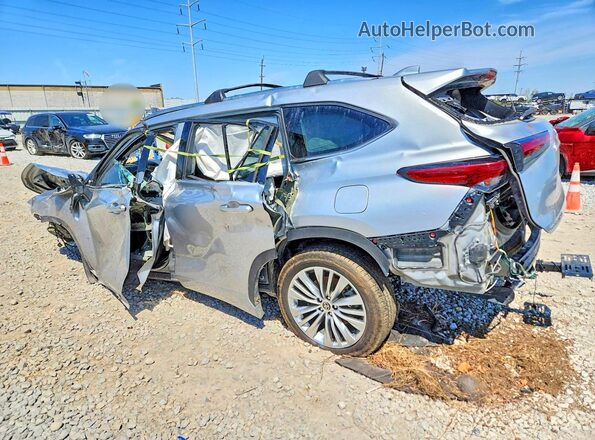 5TDFZRBHXNS192104 2022 TOYOTA HIGHLANDER Silver Tył lewy