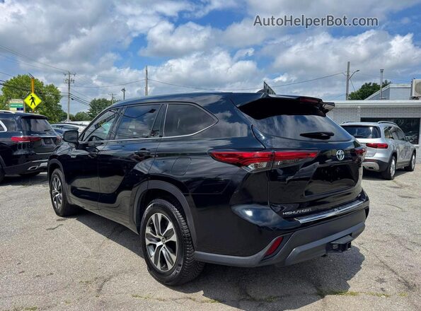 5TDGARAH0MS012401 2021 TOYOTA HIGHLANDER Черный Задняя правая четверть