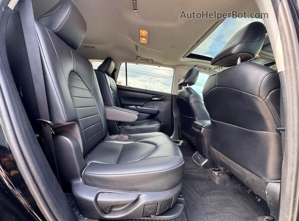 5TDGARAH0MS012401 2021 TOYOTA HIGHLANDER Черный Вид сзади