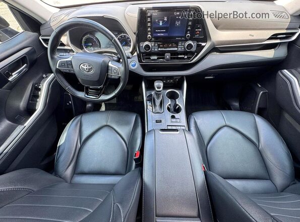 5TDGARAH0MS012401 2021 TOYOTA HIGHLANDER Черный Вид щитка приборов