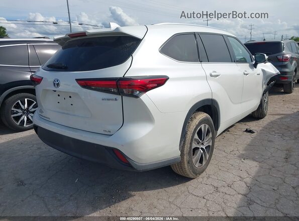 5TDGARAH4LS502001 2020 TOYOTA HIGHLANDER White Задня права чверть