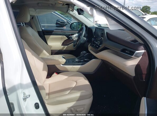 5TDGARAH4LS502001 2020 TOYOTA HIGHLANDER White Вид салону спереду