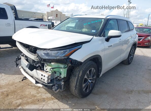 5TDGARAH4LS502001 2020 TOYOTA HIGHLANDER White Передня ліва чверть
