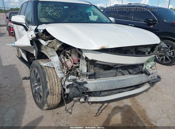 5TDGARAH4LS502001 2020 TOYOTA HIGHLANDER White Вид спереду