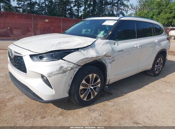 5TDGARAH6MS506875 2021 TOYOTA HIGHLANDER White Przód lewy