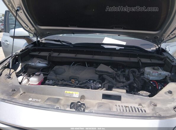 5TDGARAH8NS515871 2022 TOYOTA HIGHLANDER Silver Widok komory silnika