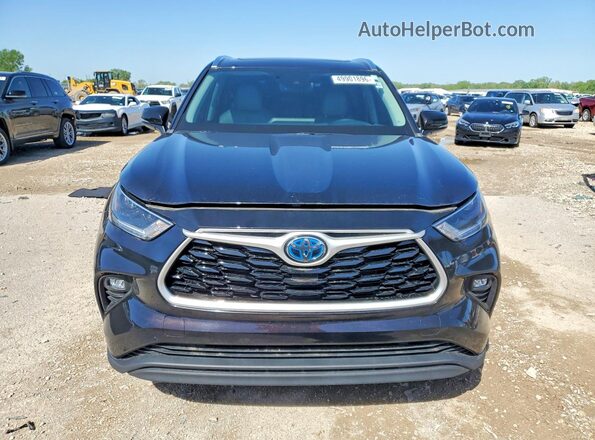 5TDGARAH9MS012090 2021 TOYOTA HIGHLANDER Black Вид спереду