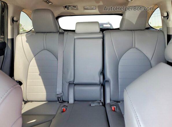 5TDGARAH9MS012090 2021 TOYOTA HIGHLANDER Black Вид задніх сидінь