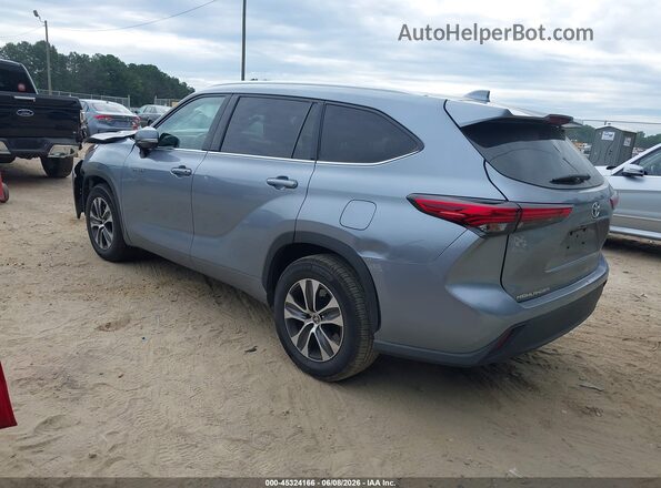 5TDGARAHXMS009229 2021 TOYOTA HIGHLANDER Gray Հետևի ձախ
