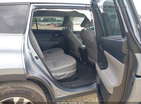 5TDGARAHXMS009229 2021 TOYOTA HIGHLANDER Gray VIN կոդի պիտակի տեսք
