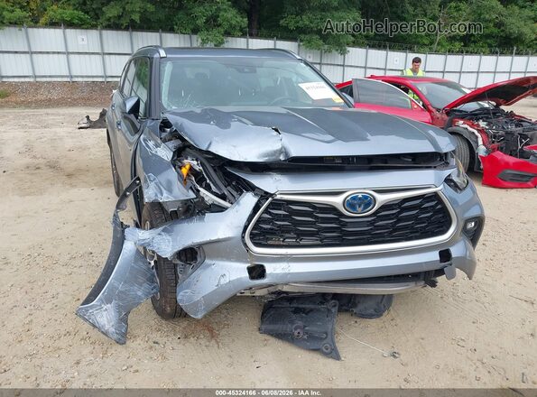 5TDGARAHXMS009229 2021 TOYOTA HIGHLANDER Gray Դիմացի տեսք
