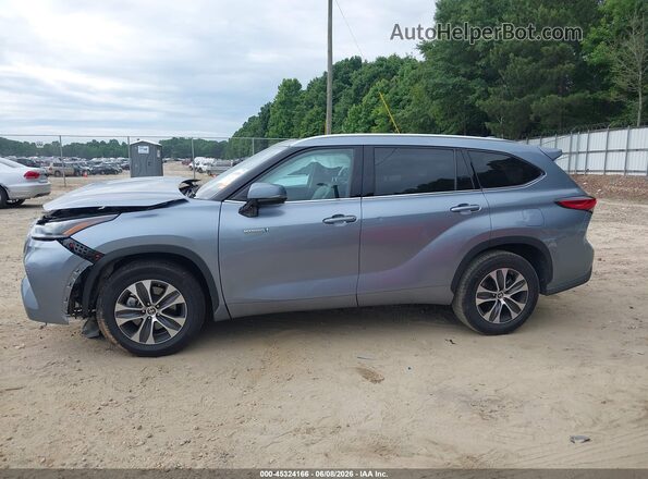 5TDGARAHXMS009229 2021 TOYOTA HIGHLANDER Gray Սալոնի 360 աստիճան տեսք
