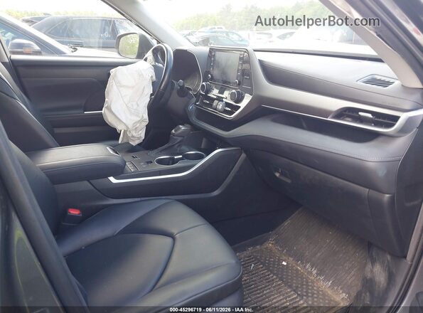 5TDGBRCH2LS513525 2020 TOYOTA HIGHLANDER Gray Սալոնի դիմացի տեսք