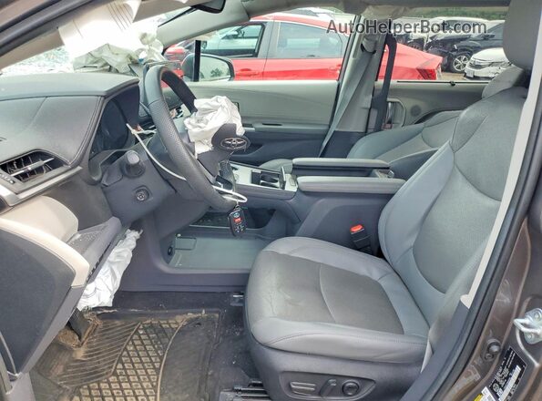 5TDGSKFC2NS067063 2022 TOYOTA SIENNA Charcoal Vista interior delantera