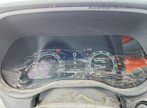 5TDGSKFC8SS215809 2025 TOYOTA SIENNA Silver Vista del cuadro de instrumentos