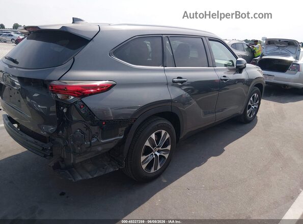 5TDGZRAH0NS554530 2022 TOYOTA HIGHLANDER Синий Задняя правая четверть
