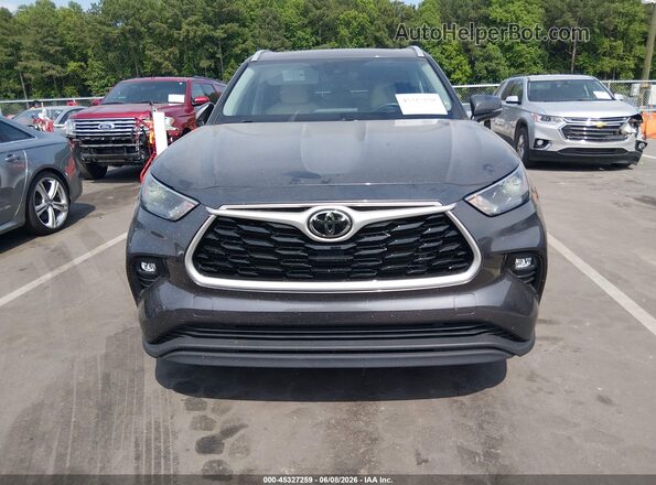 5TDGZRAH0NS554530 2022 TOYOTA HIGHLANDER Синий Вид щитка приборов
