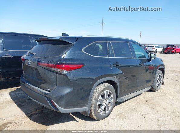 5TDGZRAH2MS536691 2021 TOYOTA HIGHLANDER Black Задня права чверть