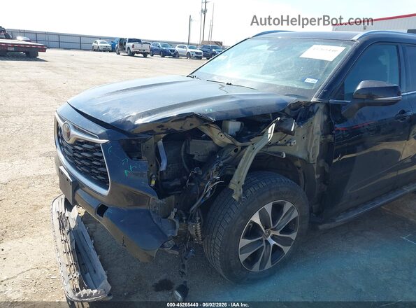 5TDGZRAH2MS536691 2021 TOYOTA HIGHLANDER Black Вид спереду