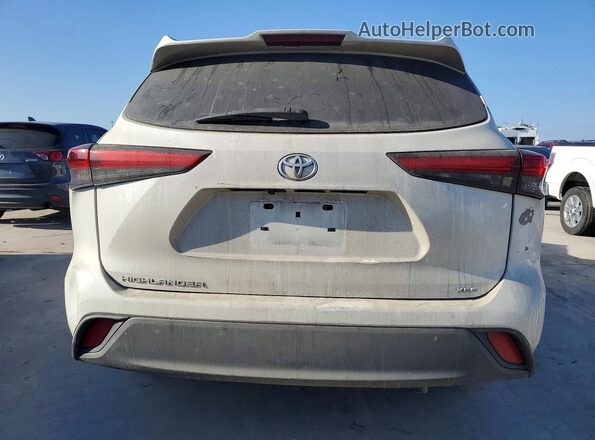5TDGZRAH4LS021836 2020 TOYOTA HIGHLANDER White Rear view