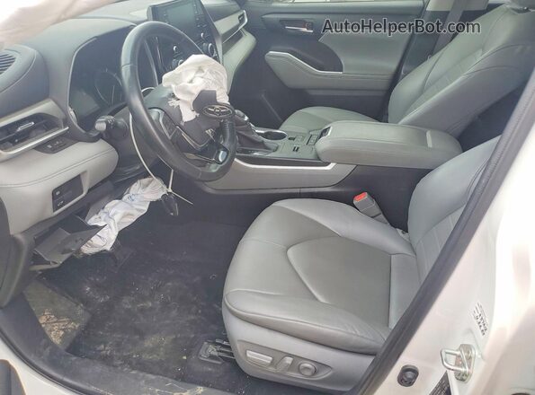 5TDGZRAH4LS021836 2020 TOYOTA HIGHLANDER White Front interior view